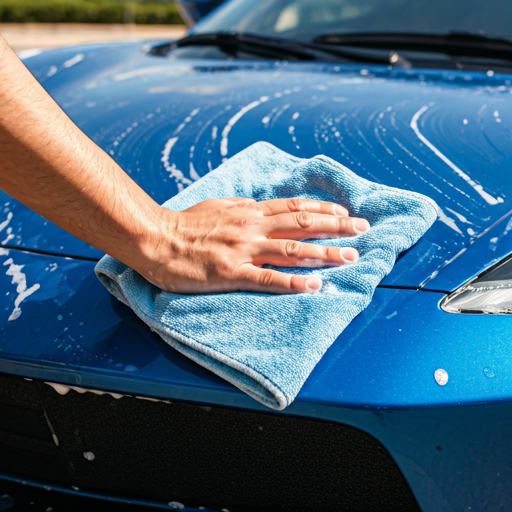 Handmatig auto wassen